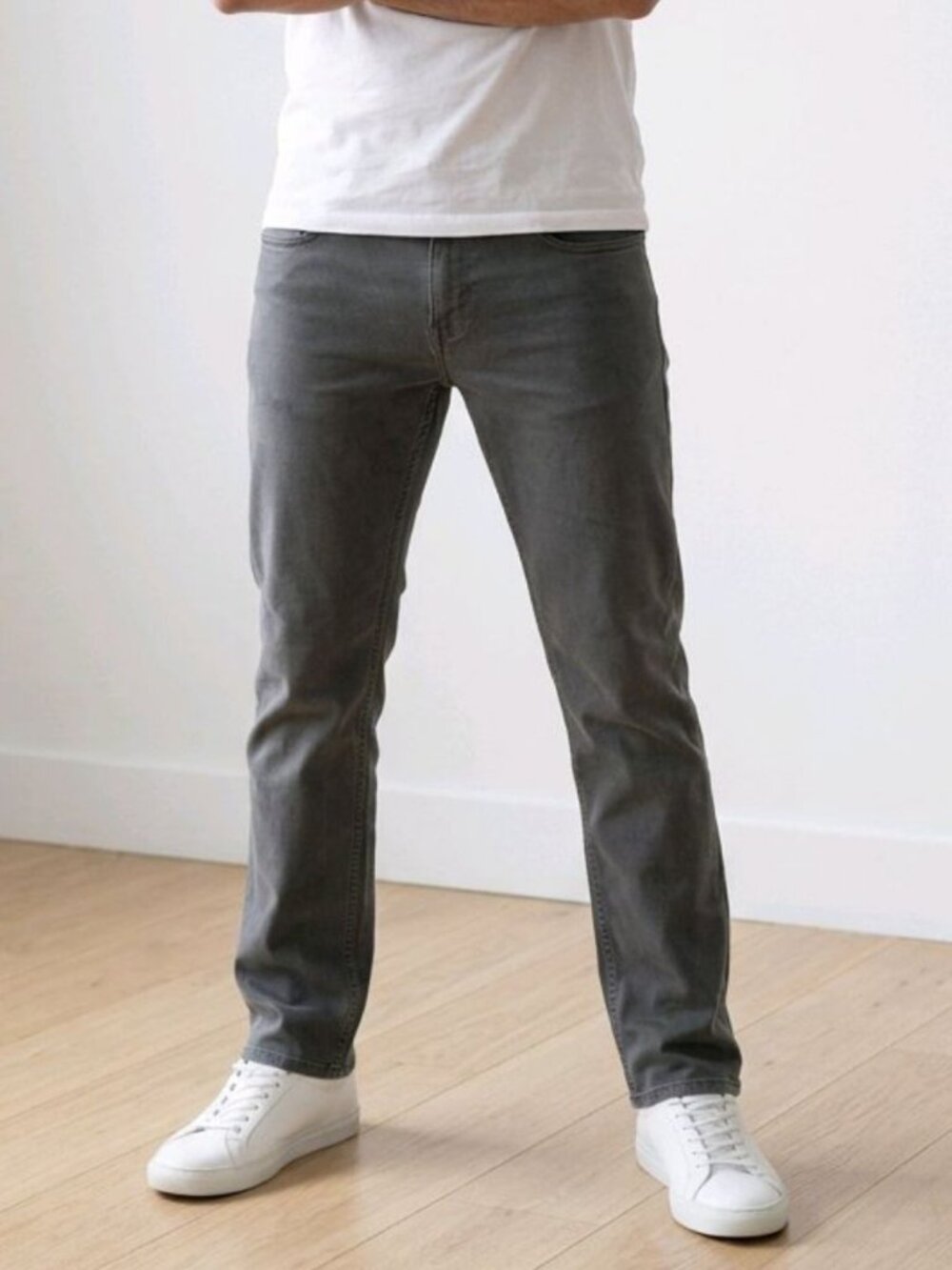 PAIGE Men's Size 30" x 33" Lennox Vintage Wild Grey Relaxed Fit Chinos